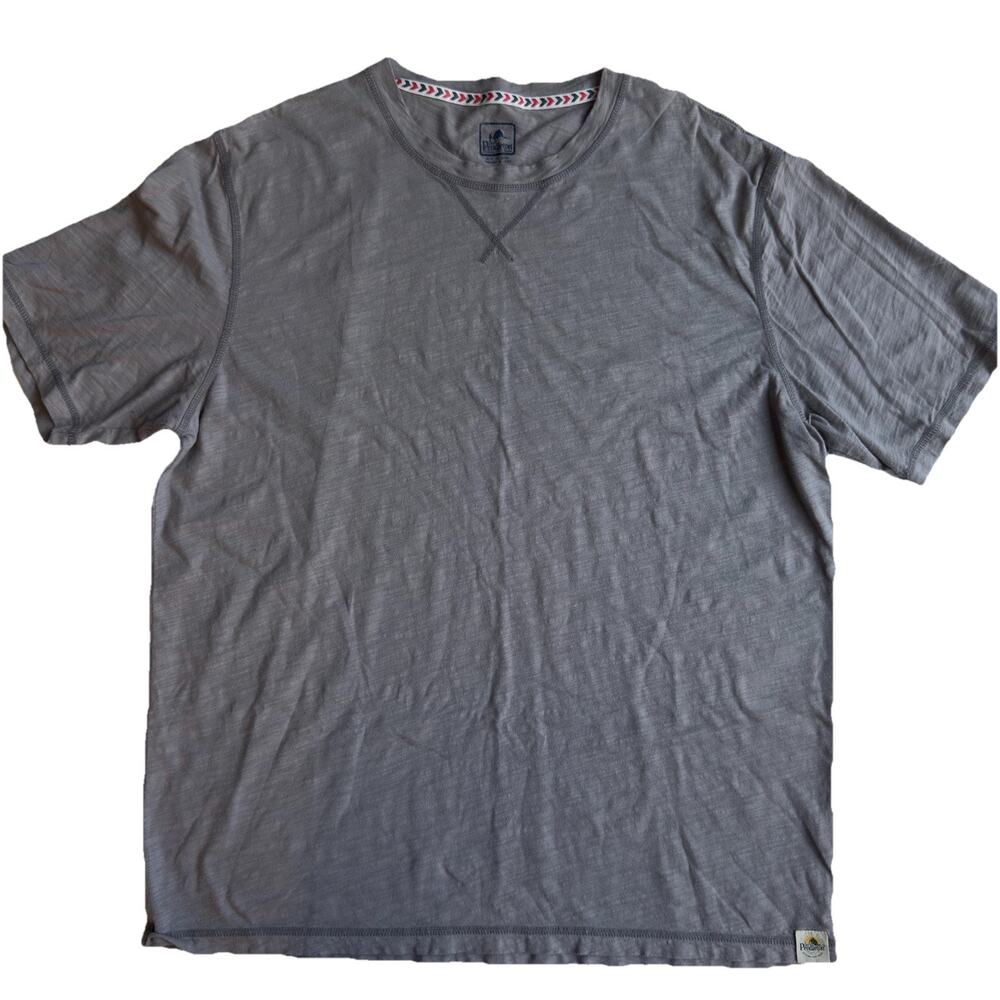 Surf‎ Pendleton Mens Slub T-Shirt Large Beige Crew Neck Elevated Basic